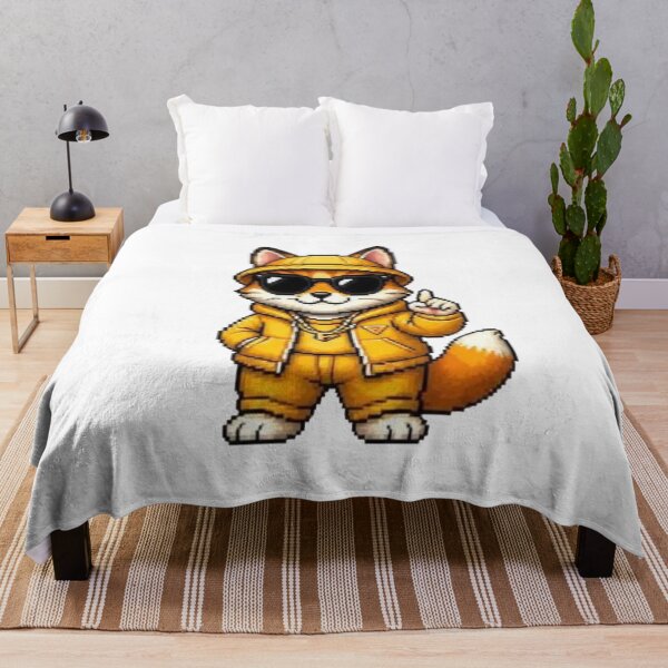 Item preview, Pixel Gangster Fox – Retro Street Fox designed and sold by Icareis-Studios.