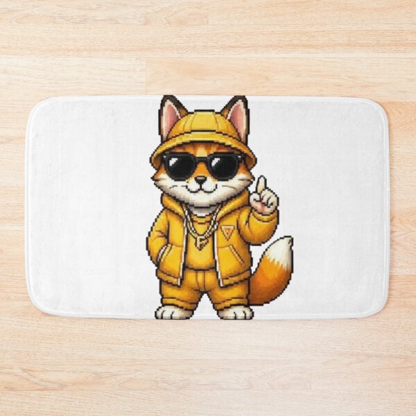 Item preview, Pixel Gangster Fox – Retro Street Fox designed and sold by Icareis-Studios.