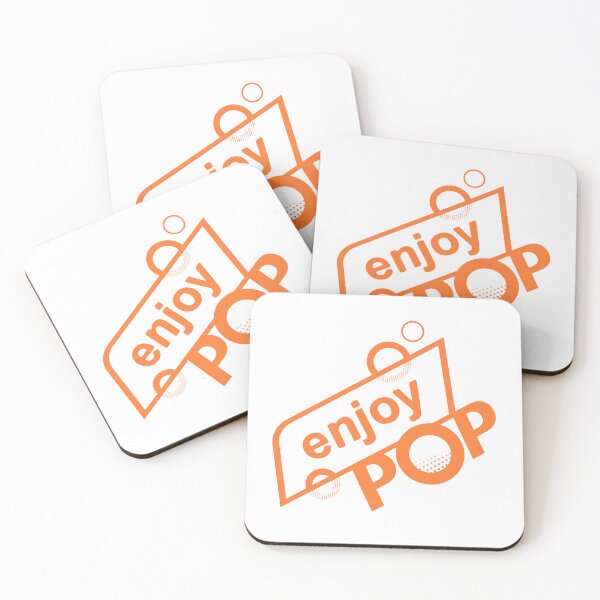 Artikelvorschau, "Enjoy POP Logo" (ORANGE RUSH) entworfen und verkauft von  Enjoy Artwork .