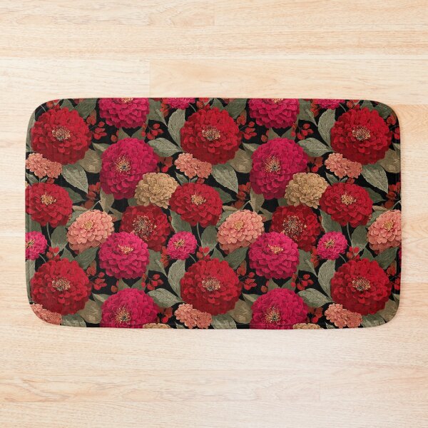 Item preview, Classic Zinnia Texture  - Flower Bouquet Pattern - Anniversary Gifts For Him designed and sold by RoyalStarsPatts.