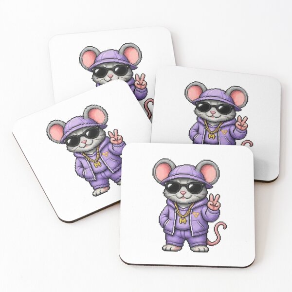 Item preview, Pixel Gangster Mouse – Retro Street Mouse designed and sold by Icareis-Studios.