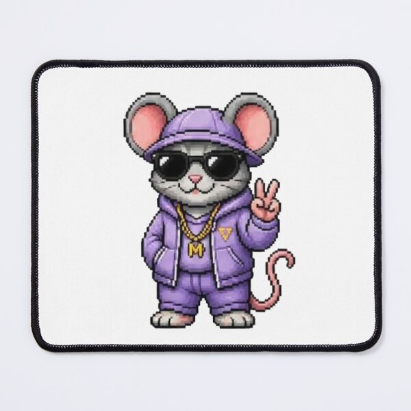 Item preview, Pixel Gangster Mouse – Retro Street Mouse designed and sold by Icareis-Studios.