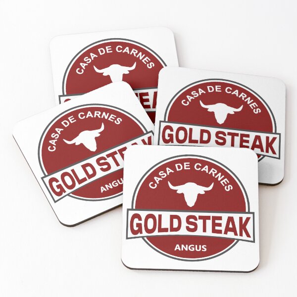 Item preview, Gold Steak Casa De Carnes Angus Bull Logo designed and sold by gengyut.