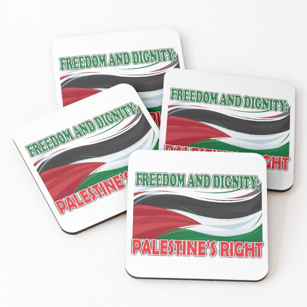 Item preview, Palestine's Right – Freedom and Dignity – Palestinian Flag Design designed and sold by RaiClub.