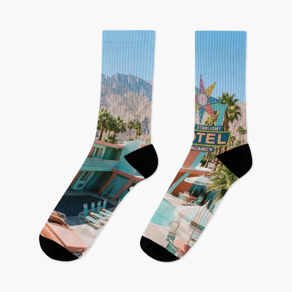 Item preview, Mid Century Motel Desert Mountains designed and sold by robertbellam.