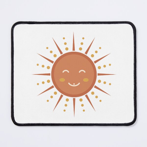 Item preview, Boho Terracotta Sun Face Illustration designed and sold by kd2010.