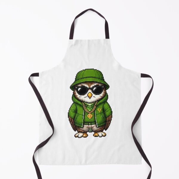 Item preview, Pixel Gangster Owl – Retro Street Owl designed and sold by Icareis-Studios.