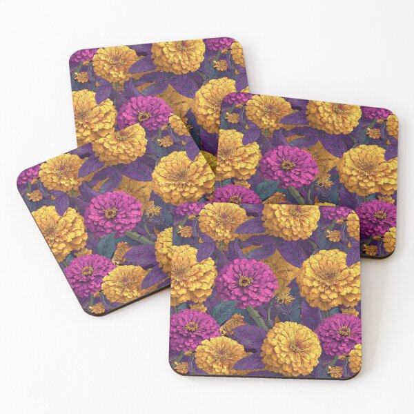 Item preview, Cute Zinnia  - Botanical Garden Pattern - Anniversary Gifts For Husband designed and sold by RoyalStarsPatts.
