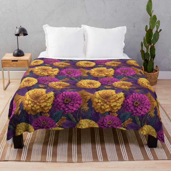 Item preview, Cute Zinnia - Botanical Garden Pattern - Anniversary Gifts For Husband designed and sold by RoyalStarsPatts.