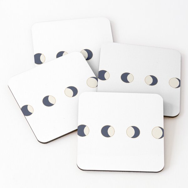 Item preview, Navy Gold Moon Phases Illustration designed and sold by kd2010.