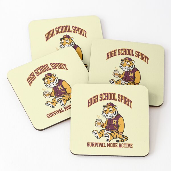 Item preview, Tired Tiger High School Spirit - Tired Teacher Back To School Humor designed and sold by SplashTastic.