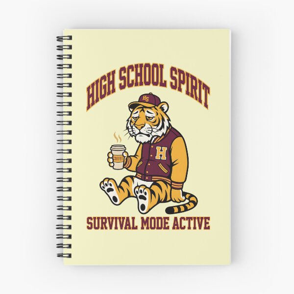 Item preview, Tired Tiger High School Spirit - Tired Teacher Back To School Humor designed and sold by SplashTastic.