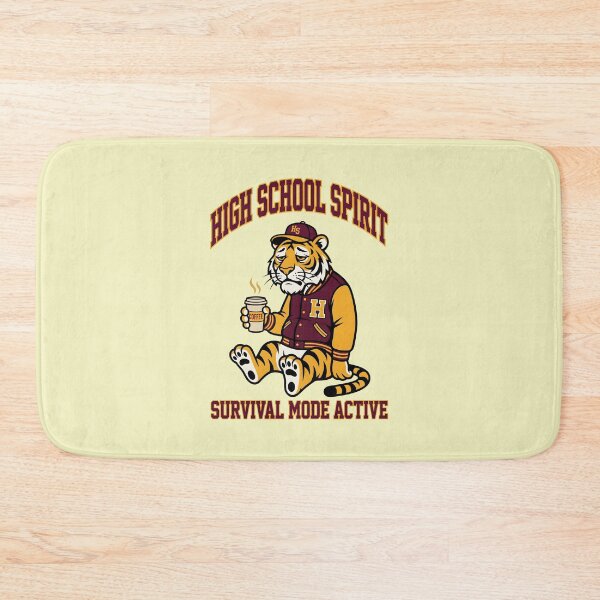 Item preview, Tired Tiger High School Spirit - Tired Teacher Back To School Humor designed and sold by SplashTastic.