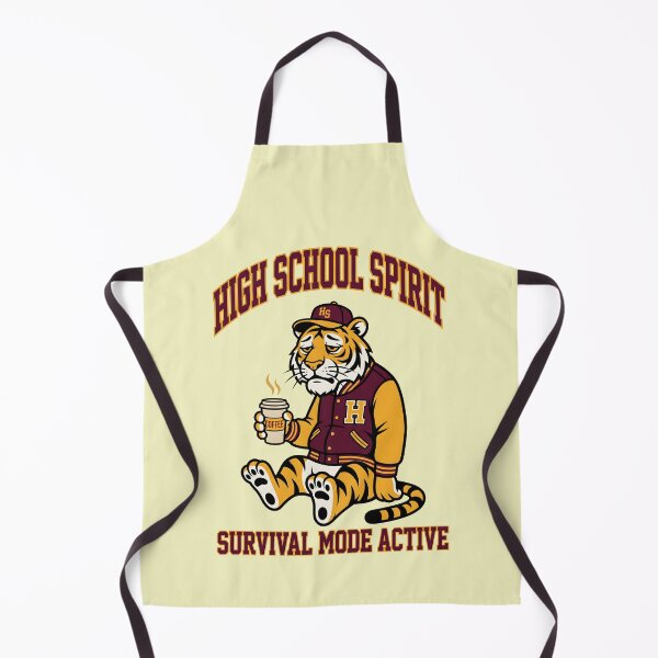 Item preview, Tired Tiger High School Spirit - Tired Teacher Back To School Humor designed and sold by SplashTastic.