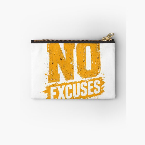 Item preview, No Excuses Motivational Gym Quote Design designed and sold by WearTheVibe Store.