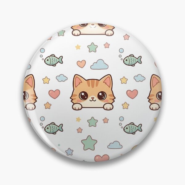 Item preview, Cute Kawaii Peeking Cat Phone Case - Adorable Kitten Aesthetic Pattern designed and sold by Hipa19.
