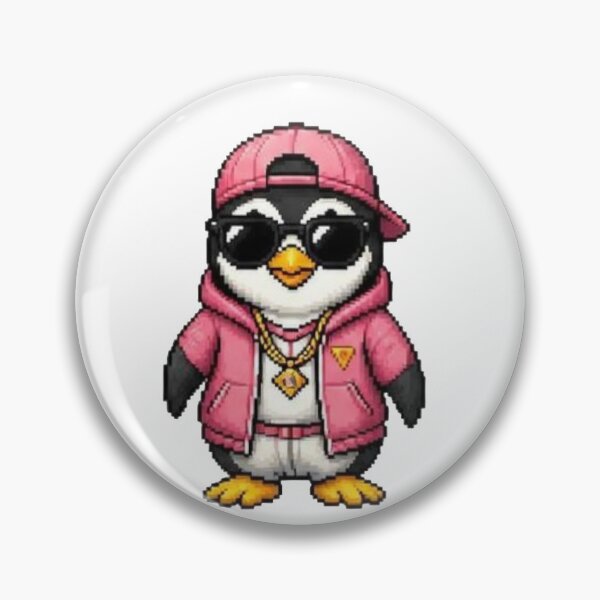Item preview, Pixel Gangster Penguin – Retro Street Penguin designed and sold by Icareis-Studios.
