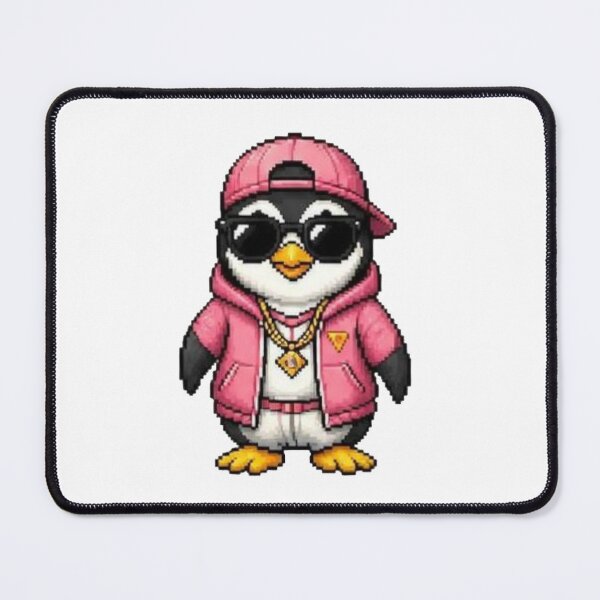 Item preview, Pixel Gangster Penguin – Retro Street Penguin designed and sold by Icareis-Studios.