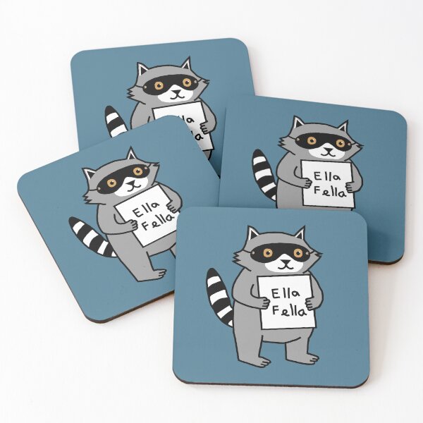 Item preview, Cute Raccoon is an Ella Fella designed and sold by ellenhenry.