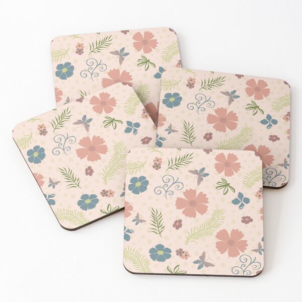 Item preview, Botanical Butterfly Seamless Pattern | Floral Fabric Design | Cottagecore Botanical Digital Paper designed and sold by mistywoodstudio.