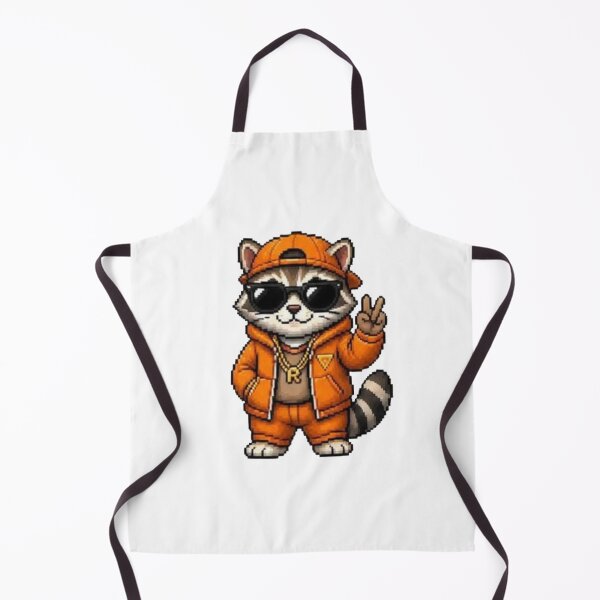 Item preview, Pixel Gangster Raccoon – Retro Street Raccoon designed and sold by Icareis-Studios.