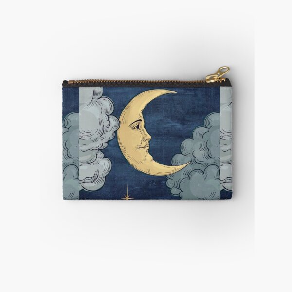 Item preview, Whimsigoth moon with face designed and sold by BrontesWhimsyStore.