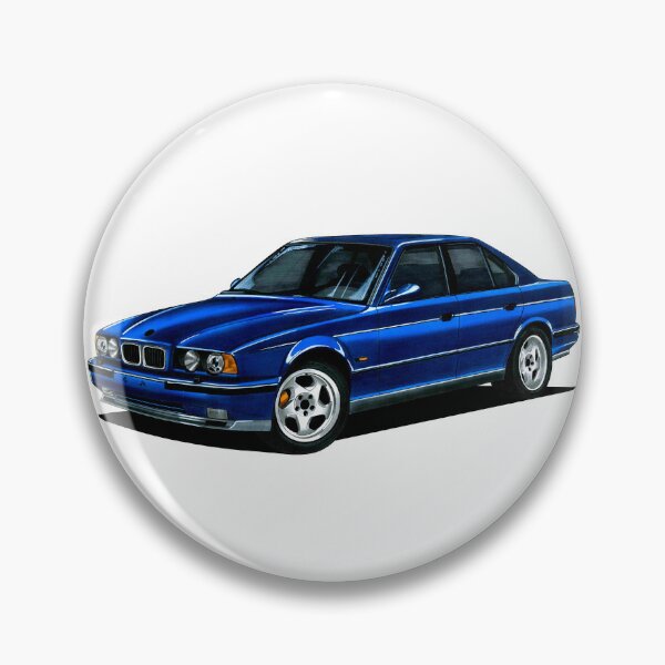 Item preview, Exclusive drawing legendary blue modified sport car E34 Sedan S38B38 designed and sold by Cars23.