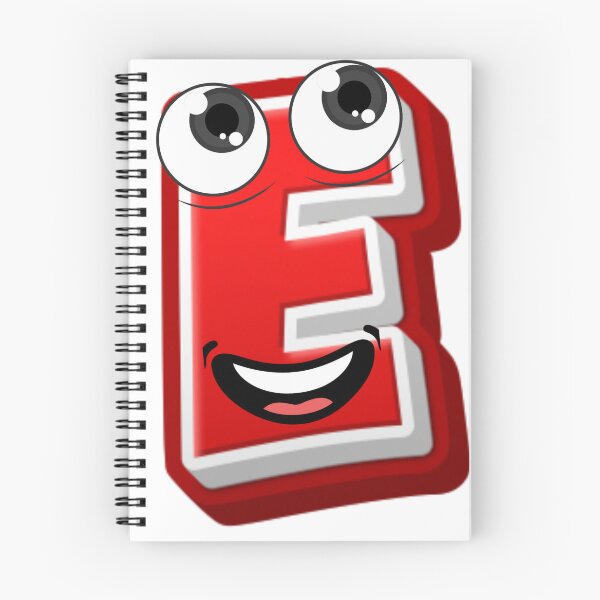 Item preview, Happy Cartoon Letter E designed and sold by ImaginARTDesign.
