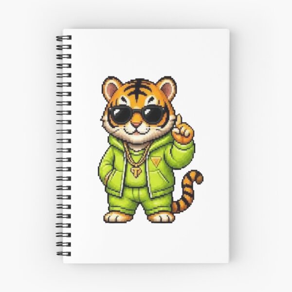 Item preview, Pixel Gangster Tiger – Retro Street Tiger designed and sold by Icareis-Studios.