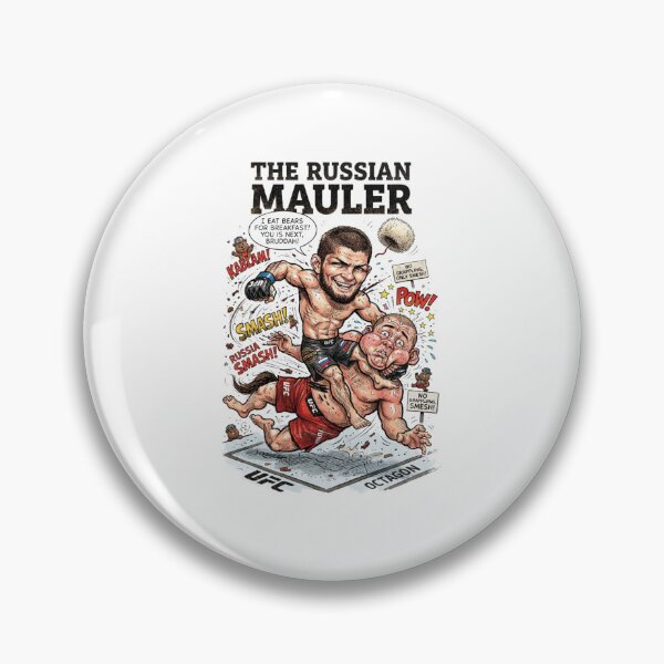 Item preview, Funny Khabib Nurmagomedov UFC Cartoon designed and sold by annaarthk.