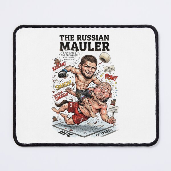 Item preview, Funny Khabib Nurmagomedov UFC Cartoon designed and sold by annaarthk.