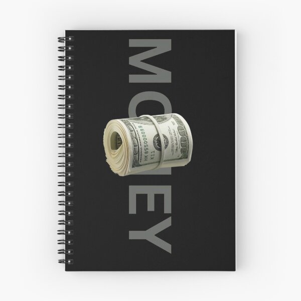 Item preview, "MONEY" Typography with Roll of Cash Minimalist Design designed and sold by louda02.
