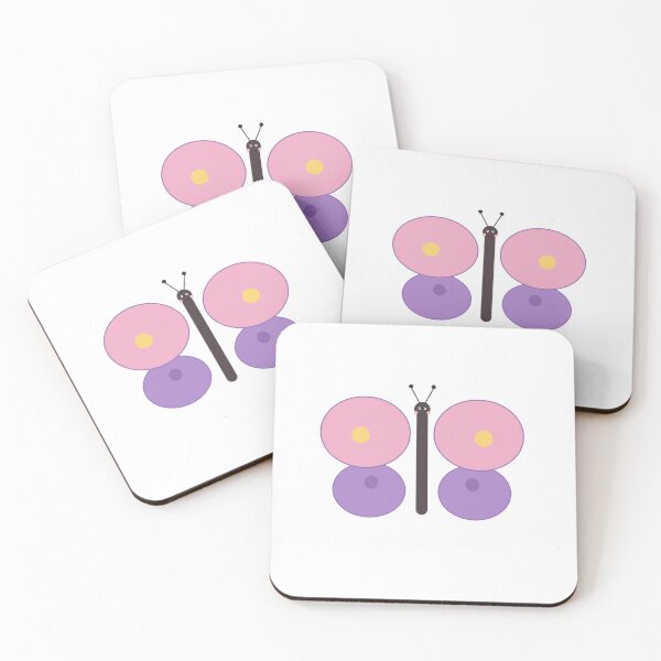 Item preview, Cute Pink Purple Butterfly Illustration designed and sold by kd2010.