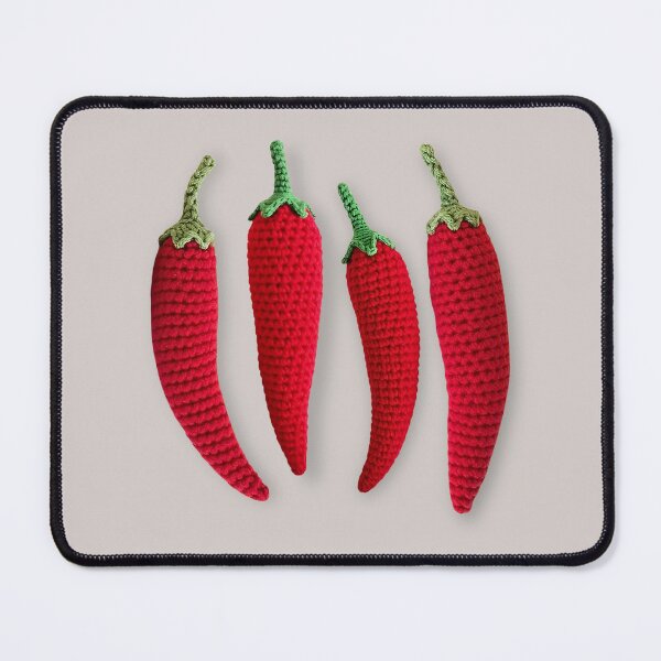 Item preview, Crochet Red Jalapeno Peppers designed and sold by TackyTime.
