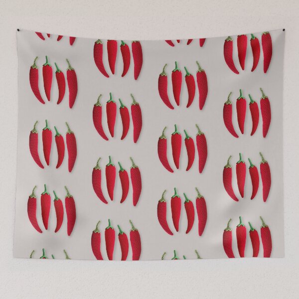 Item preview, Crochet Red Jalapeno Peppers designed and sold by TackyTime.