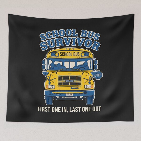 Item preview, School Bus Survivor - Bus Driver Appreciation Back To School designed and sold by SplashTastic.