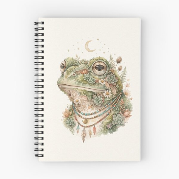 Item preview, Enchanted Botanical Frog Whimsical Watercolor Art designed and sold by TheMinimalFrame.