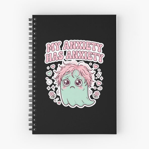 Item preview, My Anxiety Has Anxiety - Cute Anxious Ghost Pastel designed and sold by Fulaly.