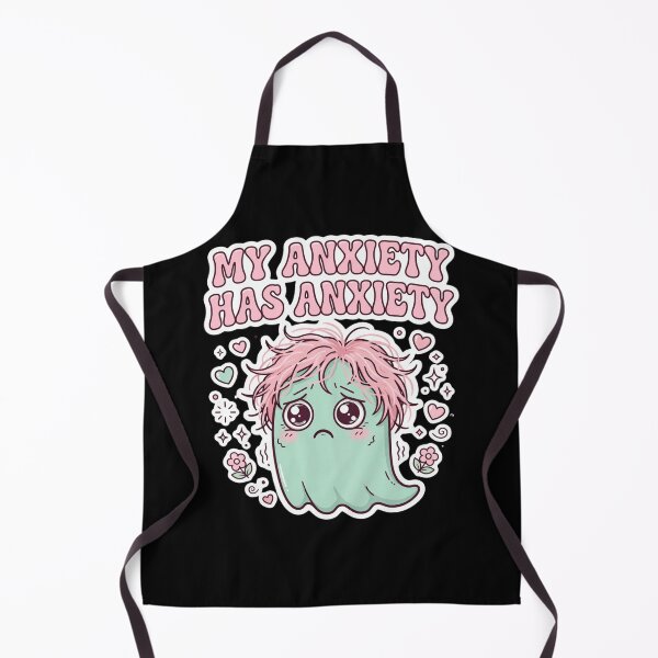 Item preview, My Anxiety Has Anxiety - Cute Anxious Ghost Pastel designed and sold by Fulaly.