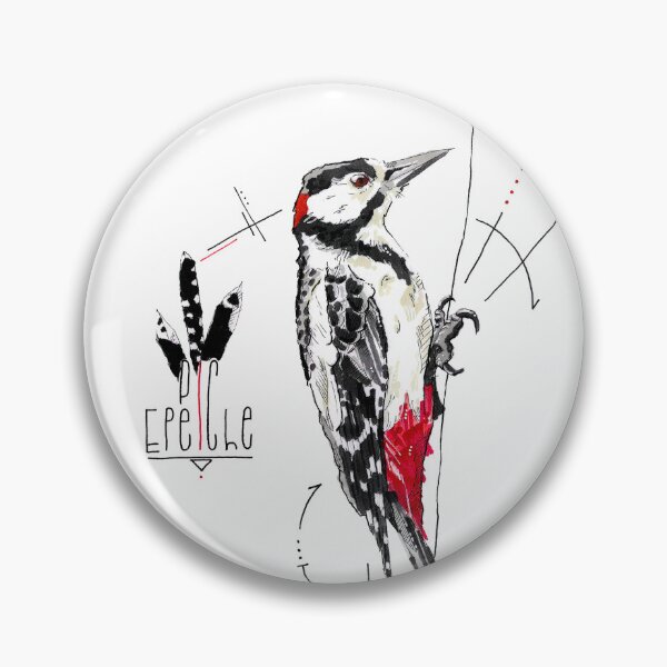 Item preview, Great Spotted Woodpecker (Graphic) designed and sold by NoiramDesign.