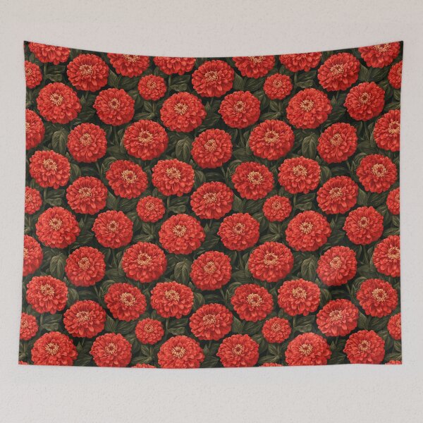 Item preview, Delicate Zinnia Print  - Birth Flower Pattern - Baby Shower Gifts designed and sold by RoyalStarsPatts.