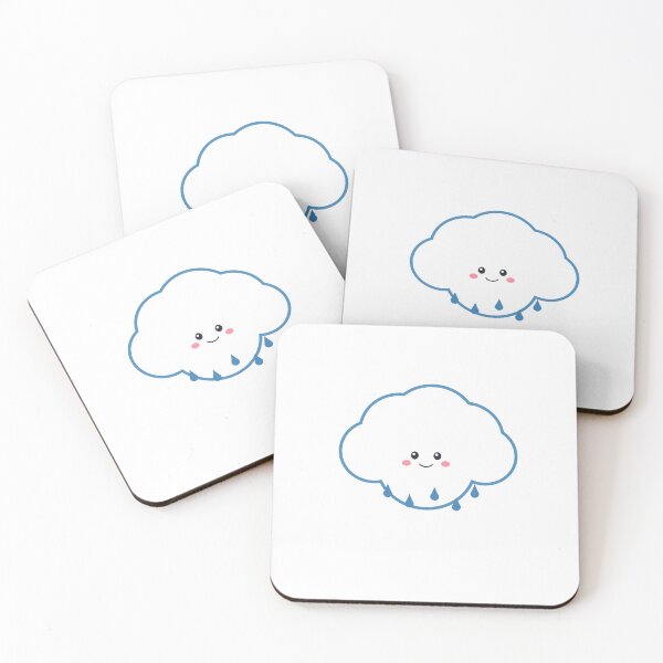Item preview, Cute Happy Cloud With Rain Illustration designed and sold by kd2010.