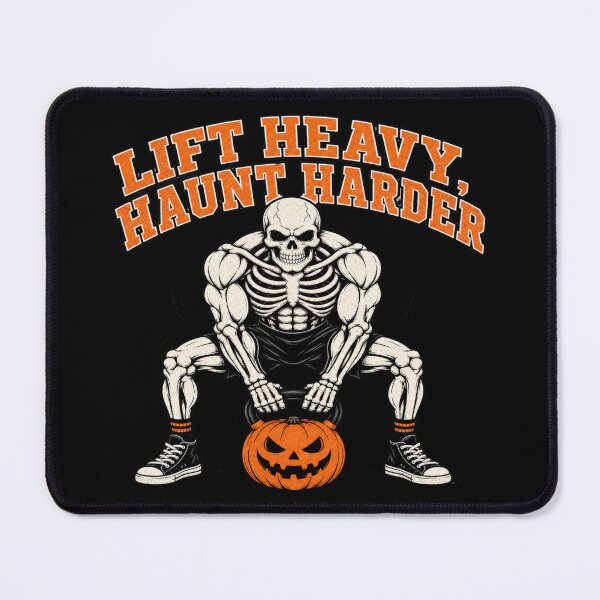 Item preview, Lift Heavy Haunt Harder Shirt, Comfort Colors® Skeleton Gym Tee, Funny Halloween Fitness Workout Graphic designed and sold by TshirtsLabs.