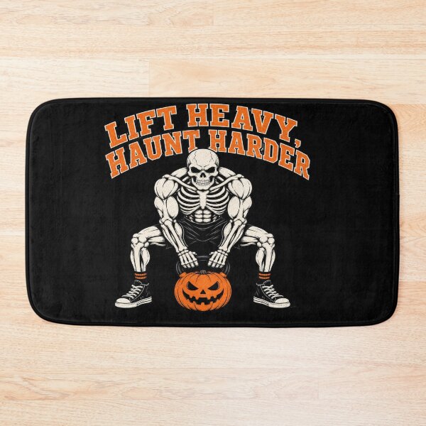 Item preview, Lift Heavy Haunt Harder Shirt, Comfort Colors® Skeleton Gym Tee, Funny Halloween Fitness Workout Graphic designed and sold by TshirtsLabs.