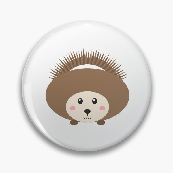 Item preview, Cute Brown Hedgehog Illustration designed and sold by kd2010.