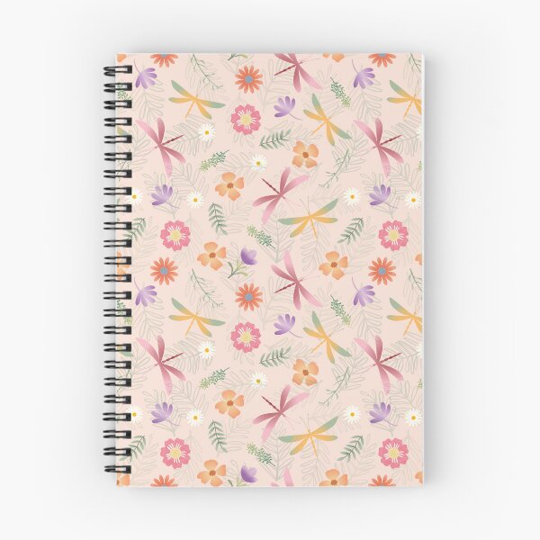 Item preview, Dragonfly Dance Floral Seamless Pattern | Dragonfly & Wildflower Fabric Design | Whimsical Botanical Digital Paper designed and sold by mistywoodstudio.