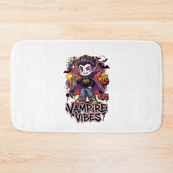 Item preview, Urban Halloween Vampire Vibes NYC Graffiti Design Tee designed and sold by DarylWelsh2024.