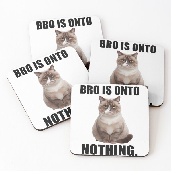 Item preview, . concern meme bro is onto nothing T-Shirt, Funny Cat Meme, Grumpy Cat Humor, Animal Lover Joke, Internet Meme Graphic Tee designed and sold by pawsome purrfect.