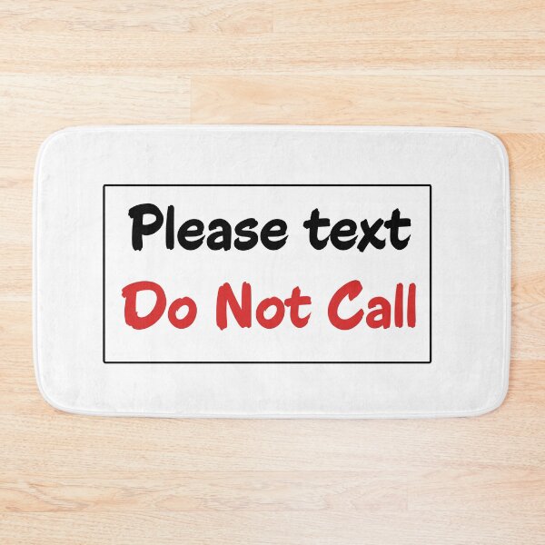 Item preview, Please Text Do Not Call Smartphone UI Introvert Quote designed and sold by Kryipsyco.