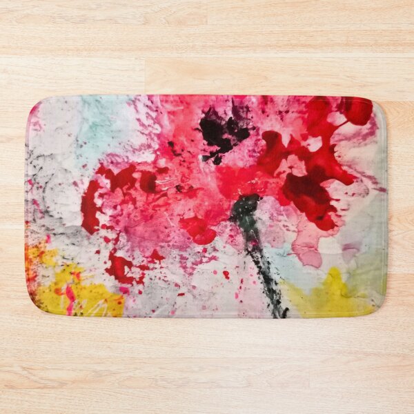 Item preview, One of the Unruly Ones | Abstract Red Flower Art, Expressive Floral Painting & Colorful Garden Wall Art designed and sold by CharismaticMindArt.